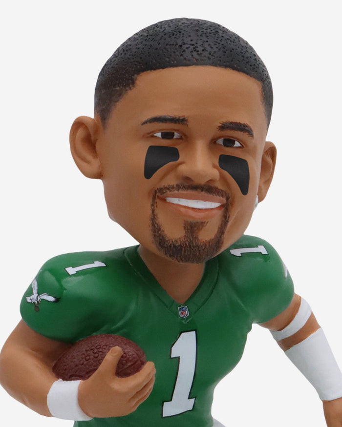 Jalen Hurts Philadelphia Eagles Kelly Green Uniform Bobblehead FOCO - FOCO.com