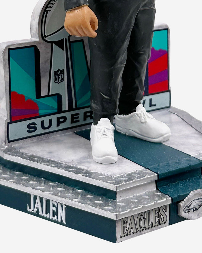 Jalen Hurts Philadelphia Eagles Super Bowl LVII Outfit Bobblehead FOCO - FOCO.com