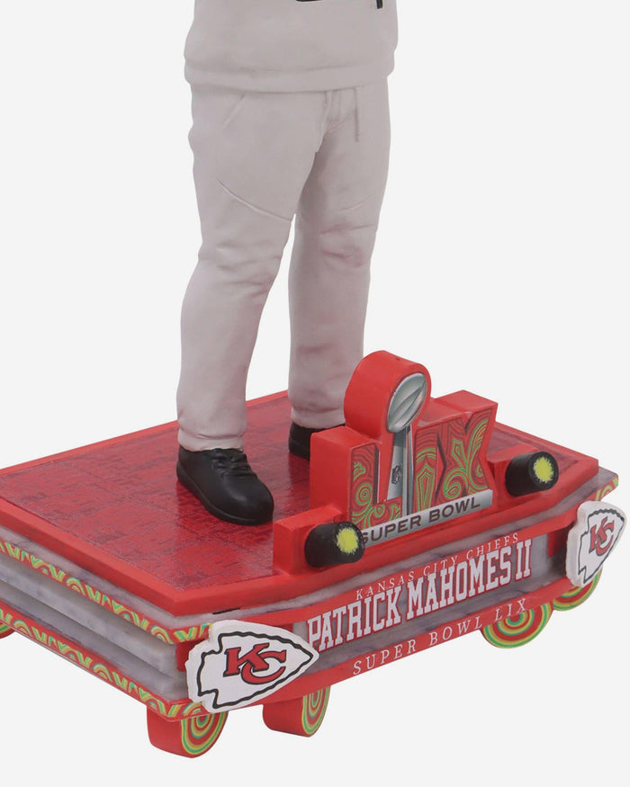 Patrick Mahomes Kansas City Chiefs Super Bowl LIX Outfit Bobblehead FOCO - FOCO.com