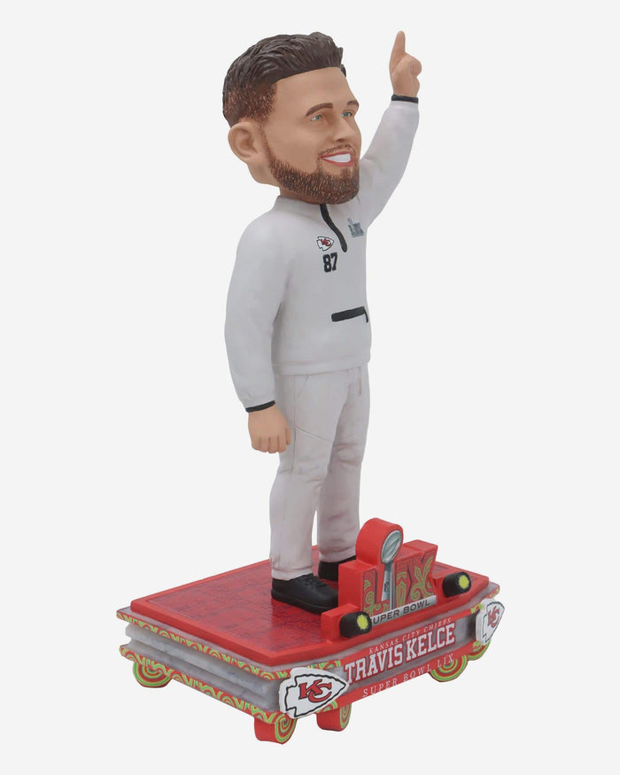 Travis Kelce Kansas City Chiefs Super Bowl LIX Outfit Bobblehead FOCO - FOCO.com
