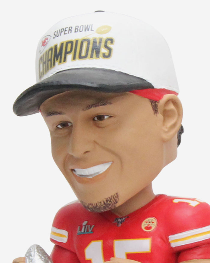 Patrick Mahomes Kansas City Chiefs Super Bowl LVII Champions 2X Super Bowl MVP Dual Bobblehead FOCO - FOCO.com