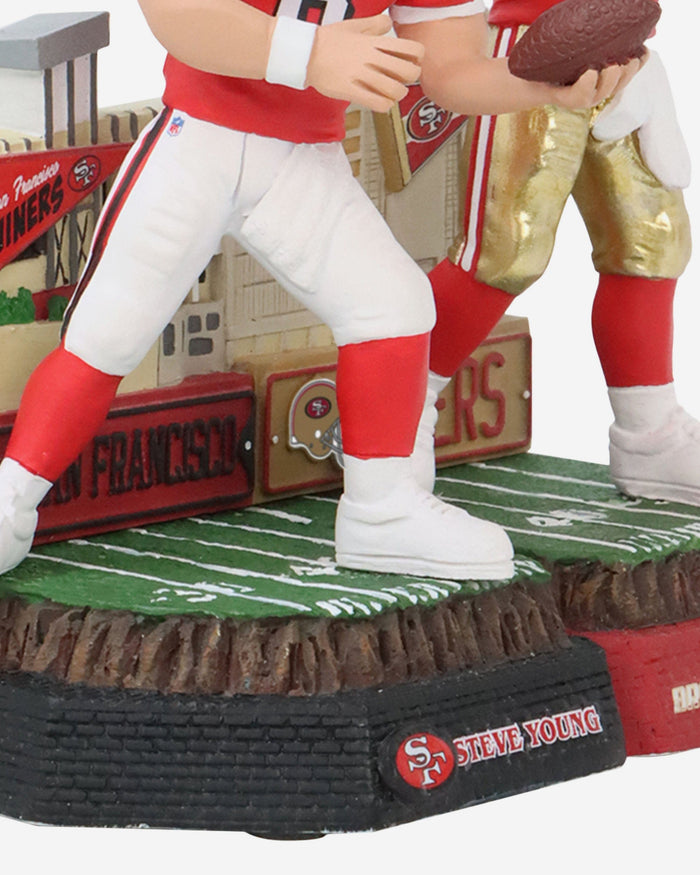 Steve Young & Brock Purdy San Francisco 49ers Then and Now Bobblehead FOCO - FOCO.com