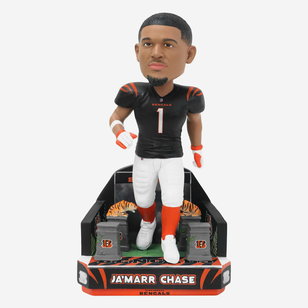 Ja'Marr Chase Cincinnati Bengals Tunnel Entrance Bobblehead FOCO - FOCO.com