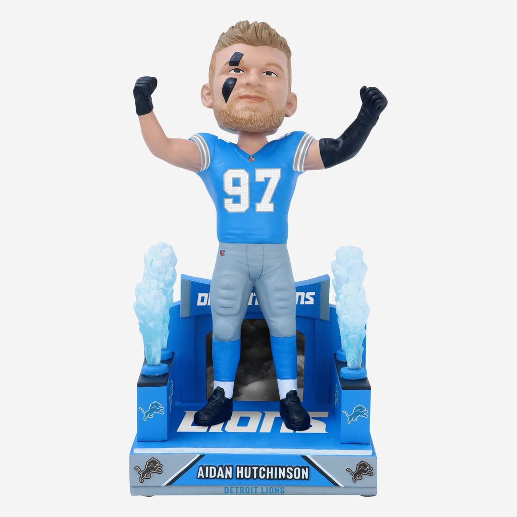 Aidan Hutchinson Detroit Lions Tunnel Entrance Bobblehead FOCO - FOCO.com