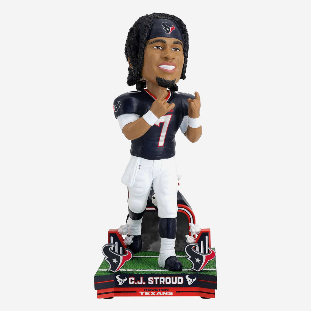 CJ Stroud Houston Texans Tunnel Entrance Bobblehead FOCO - FOCO.com