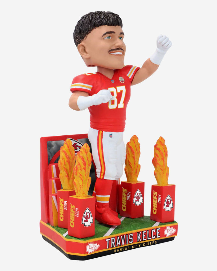 Travis Kelce Kansas City Chiefs Tunnel Entrance Bobblehead FOCO - FOCO.com