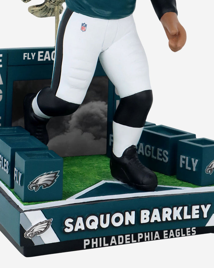 Saquon Barkley Philadelphia Eagles Tunnel Entrance Bobblehead FOCO - FOCO.com