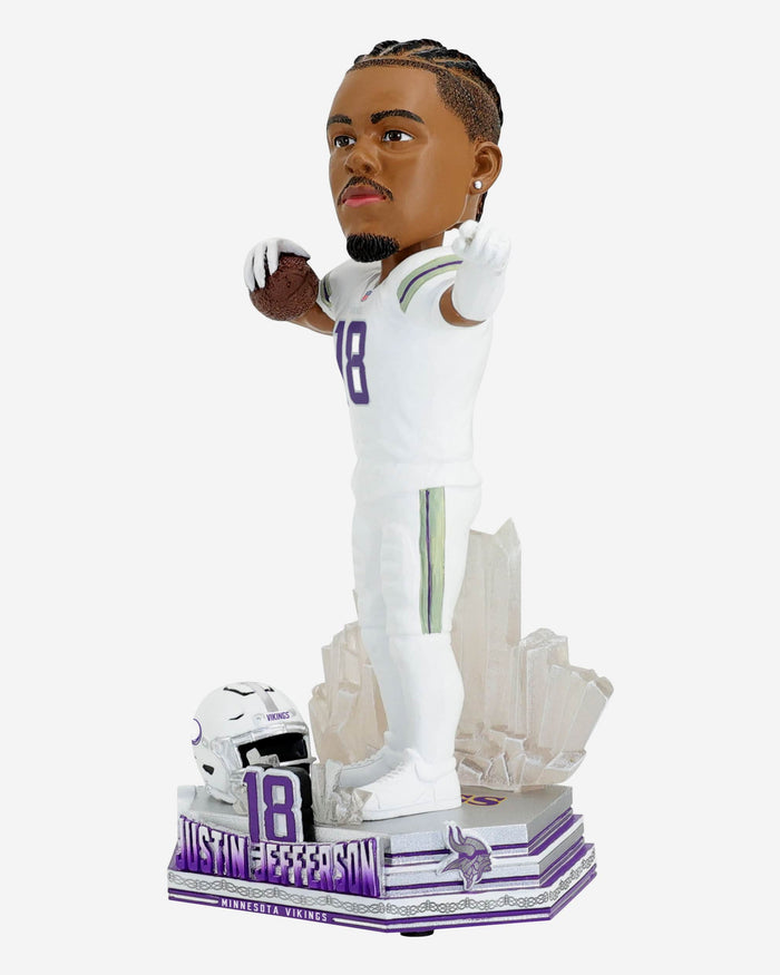 Justin Jefferson Minnesota Vikings Winter Warrior Bobblehead FOCO - FOCO.com