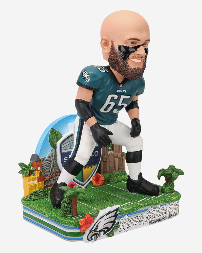 Lane Johnson Philadelphia Eagles 2024 International Game Bobblehead FOCO - FOCO.com