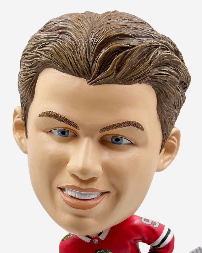 Connor Bedard Chicago Blackhawks Ice Stripe Bighead Bobblehead FOCO - FOCO.com