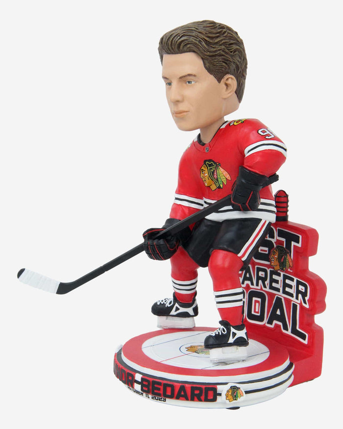 Connor Bedard Chicago Blackhawks First Career Goal Bobblehead FOCO - FOCO.com