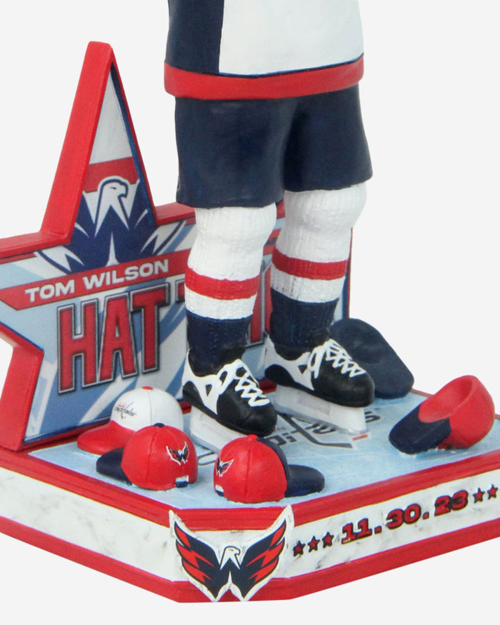 Tom Wilson Washington Capitals Hat Trick Bobblehead FOCO - FOCO.com