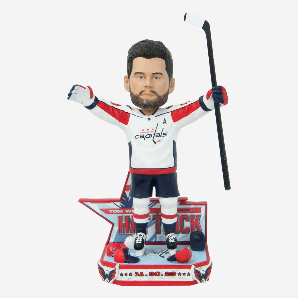 Tom Wilson Washington Capitals Hat Trick Bobblehead FOCO - FOCO.com