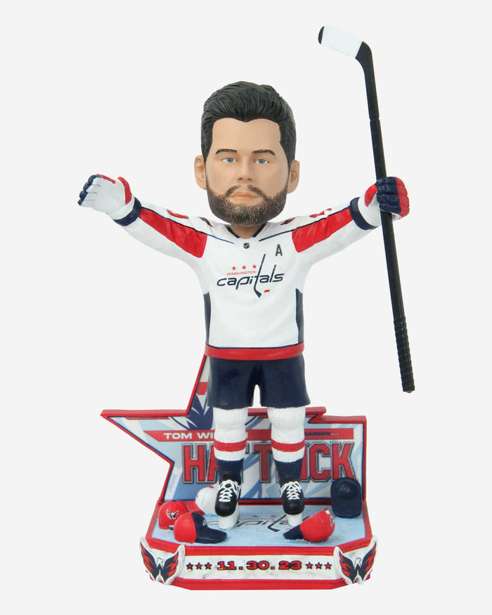 Tom Wilson Washington Capitals Hat Trick Bobblehead FOCO - FOCO.com