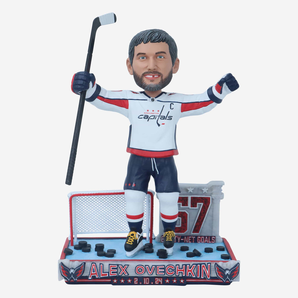 Alex Ovechkin Washington Capitals Empty Net Goal Record Bobblehead FOCO - FOCO.com