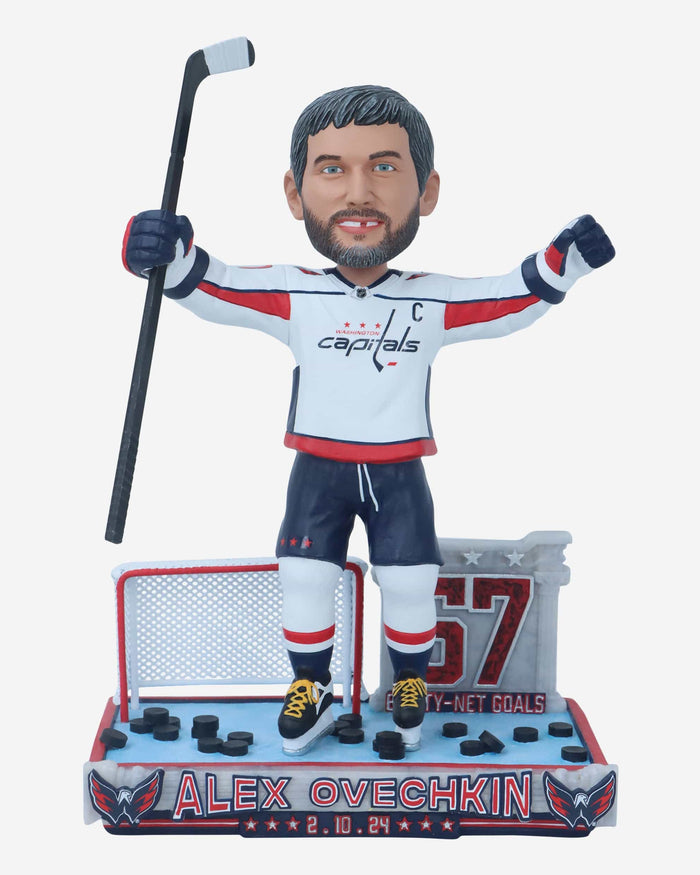 Alex Ovechkin Washington Capitals Empty Net Goal Record Bobblehead FOCO - FOCO.com