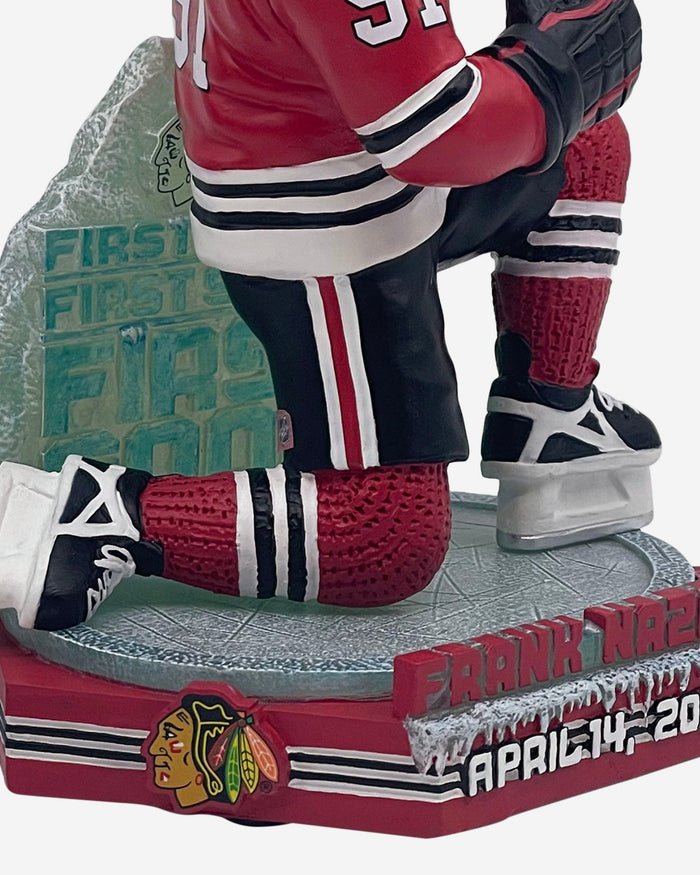 Frank Nazar Chicago Blackhawks First Career Goal Bobblehead FOCO - FOCO.com