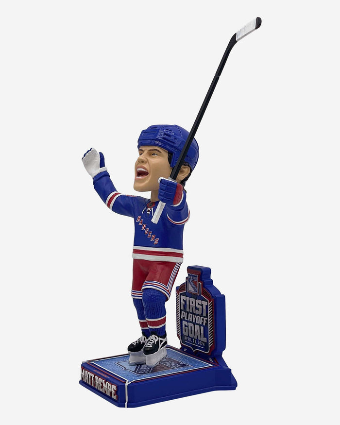 Matt Rempe New York Rangers First Playoff Goal Bobblehead FOCO - FOCO.com
