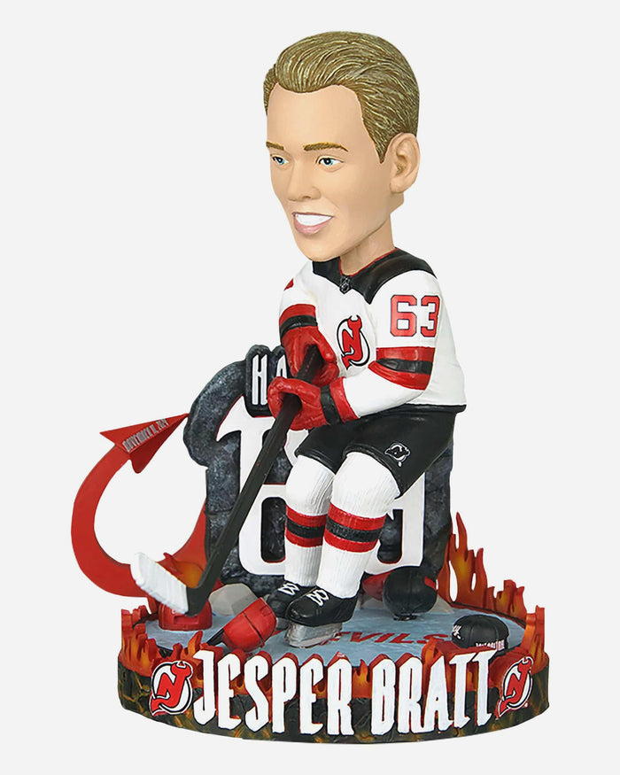 Jesper Bratt New Jersey Devils Hat Trick Bobblehead FOCO - FOCO.com