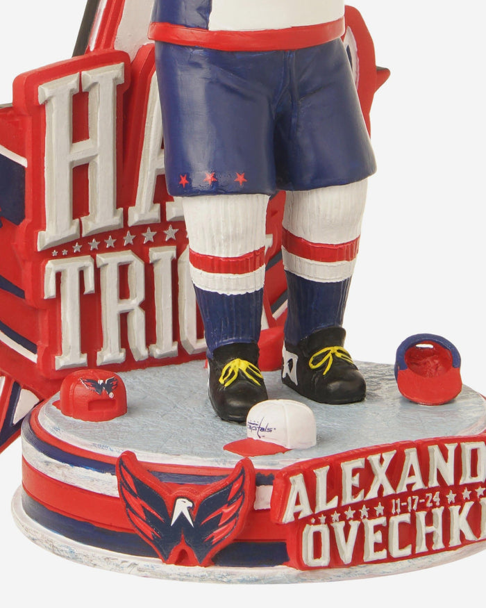 Alex Ovechkin Washington Capitals Hat Trick Bobblehead FOCO - FOCO.com