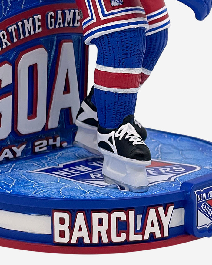 Barclay Goodrow New York Rangers 2024 Playoff Overtime Game Winner Bobblehead FOCO - FOCO.com