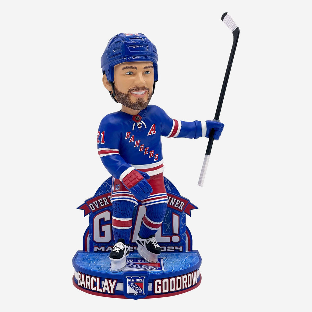 Barclay Goodrow New York Rangers 2024 Playoff Overtime Game Winner Bobblehead FOCO - FOCO.com