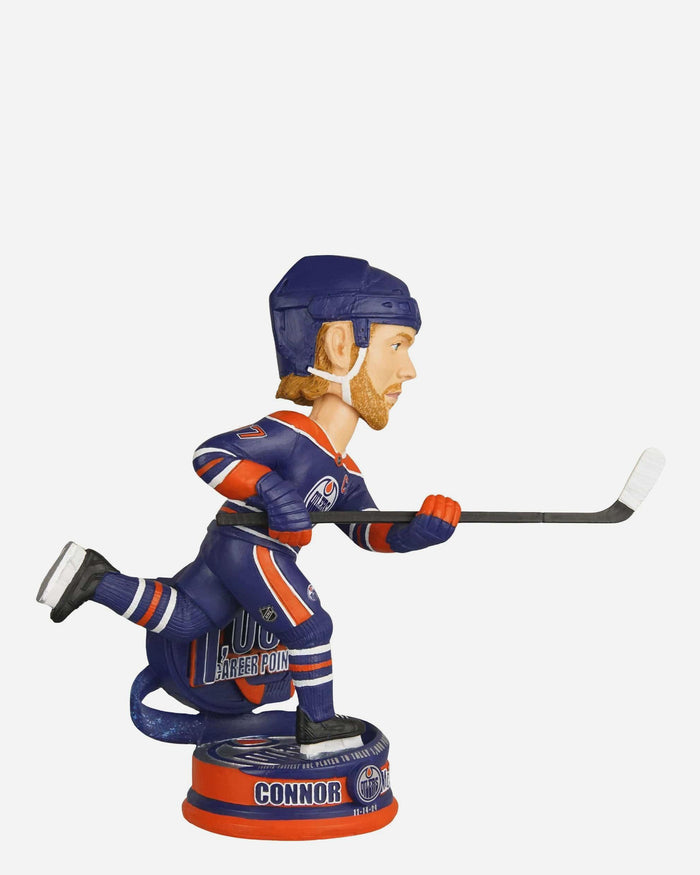 Connor McDavid Edmonton Oilers 1000 Career Points Bobblehead FOCO - FOCO.com