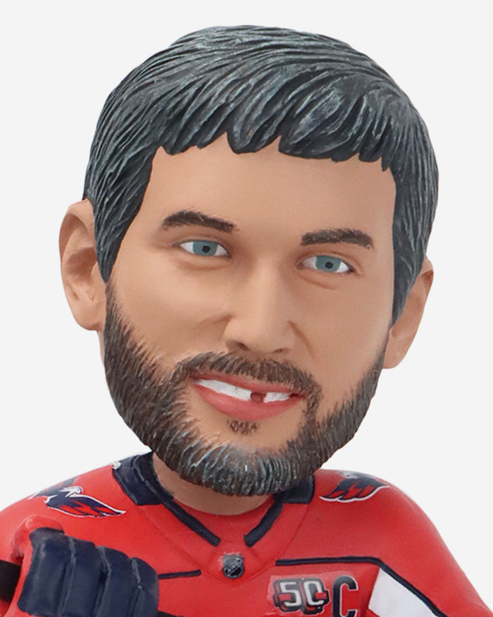 Alex Ovechkin Washington Capitals 700 Assists & 700 Goals Career Milestone Bobblehead FOCO - FOCO.com