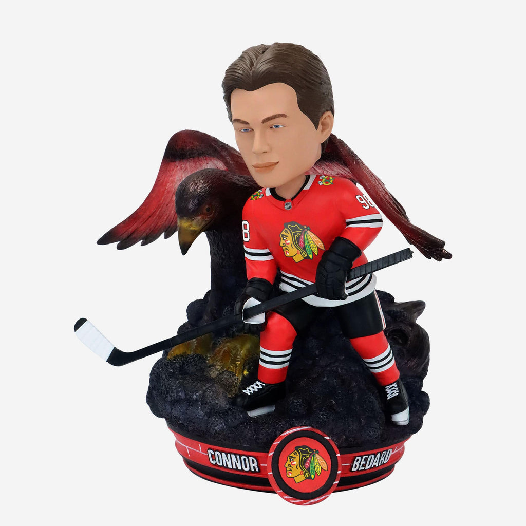 Connor Bedard Chicago Blackhawks Hawk Spirit Animal Bobblehead FOCO - FOCO.com