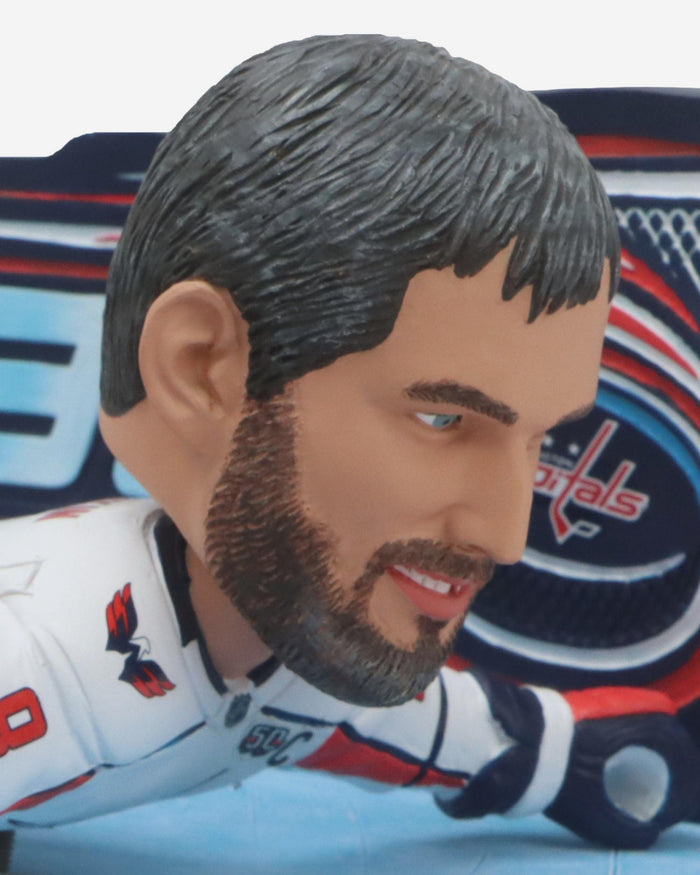 Alex Ovechkin Washington Capitals NHL All-Time Goals Leader Celebration Slider Bobblehead FOCO - FOCO.com