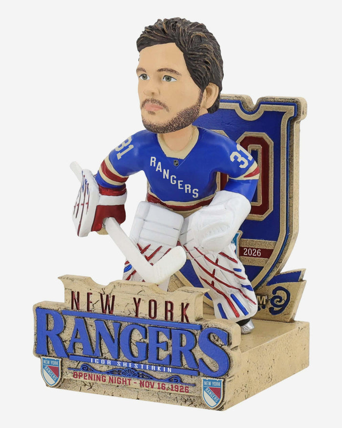 Igor Shesterkin New York Rangers Centennial Bobblehead FOCO - FOCO.com