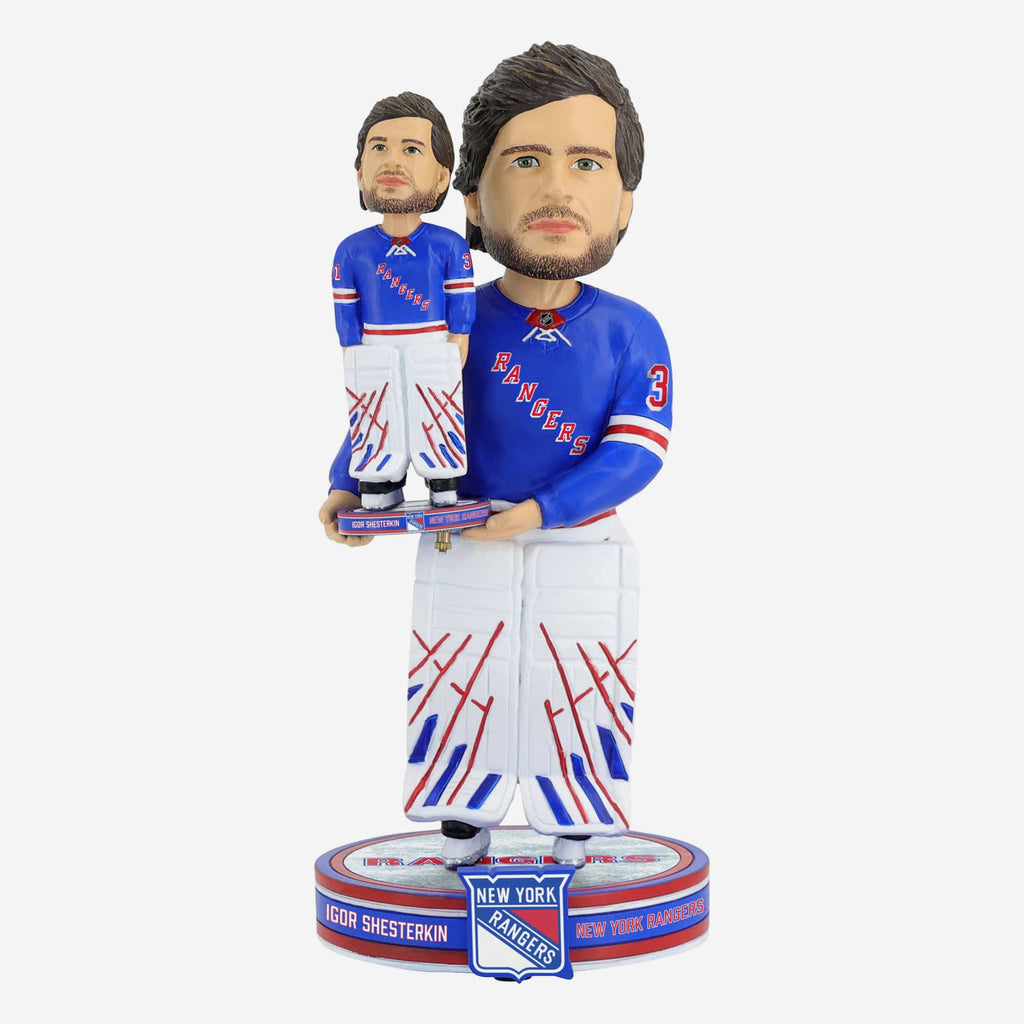 Igor Shesterkin New York Rangers Bobble Dubblz Bobblehead FOCO - FOCO.com