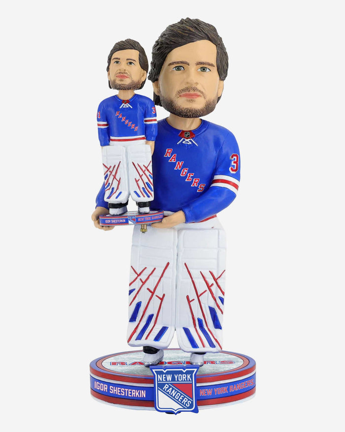 Igor Shesterkin New York Rangers Bobble Dubblz Bobblehead FOCO - FOCO.com
