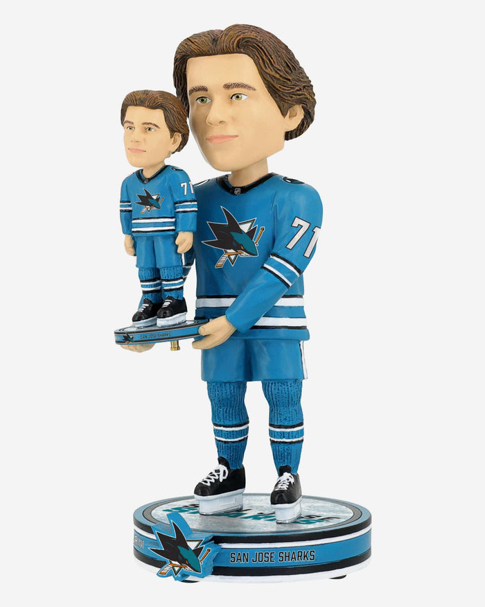 Macklin Celebrini San Jose Sharks Bobble Dubblz Bobblehead FOCO - FOCO.com