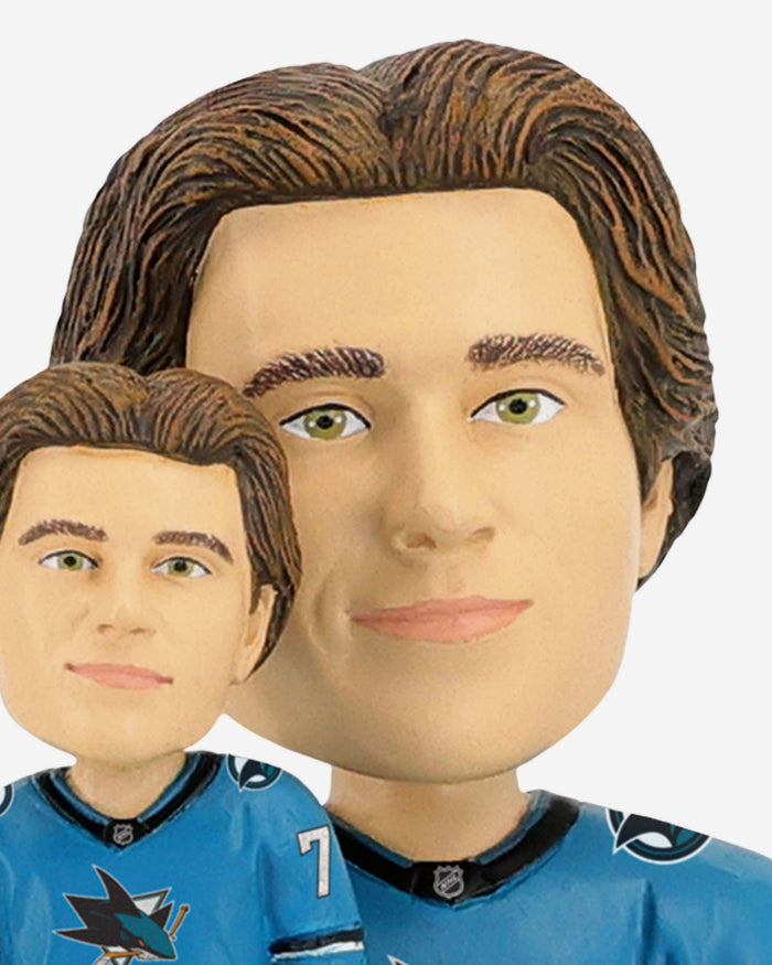 Macklin Celebrini San Jose Sharks Bobble Dubblz Bobblehead FOCO - FOCO.com