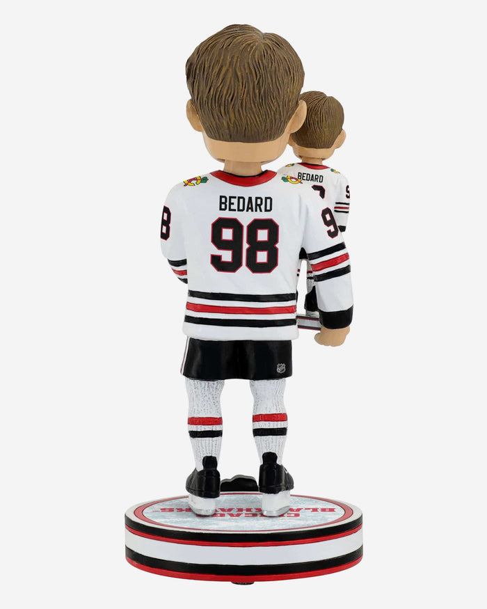 Connor Bedard Chicago Blackhawks Away Jersey Bobble Dubblz Bobblehead FOCO - FOCO.com