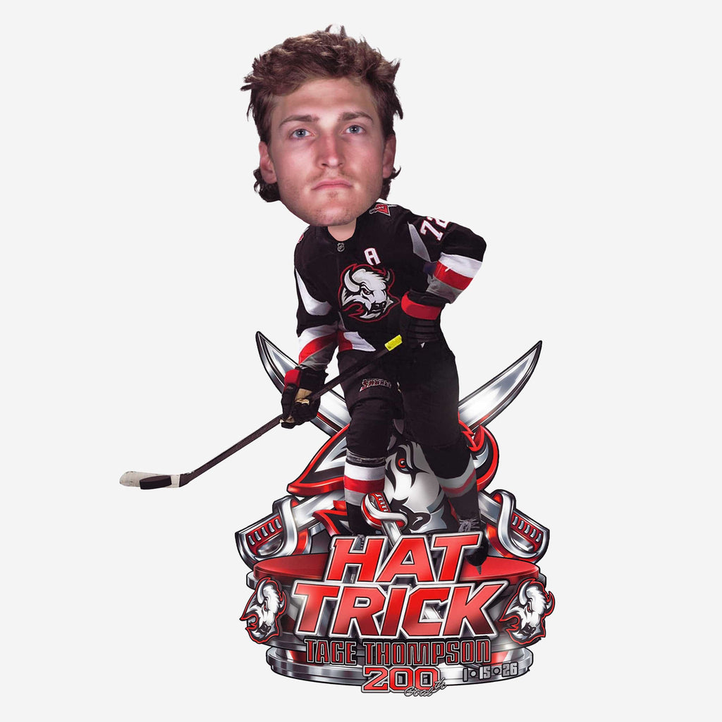 Tage Thompson Buffalo Sabres 200th Goal & Hat Trick Game Bobblehead FOCO - FOCO.com