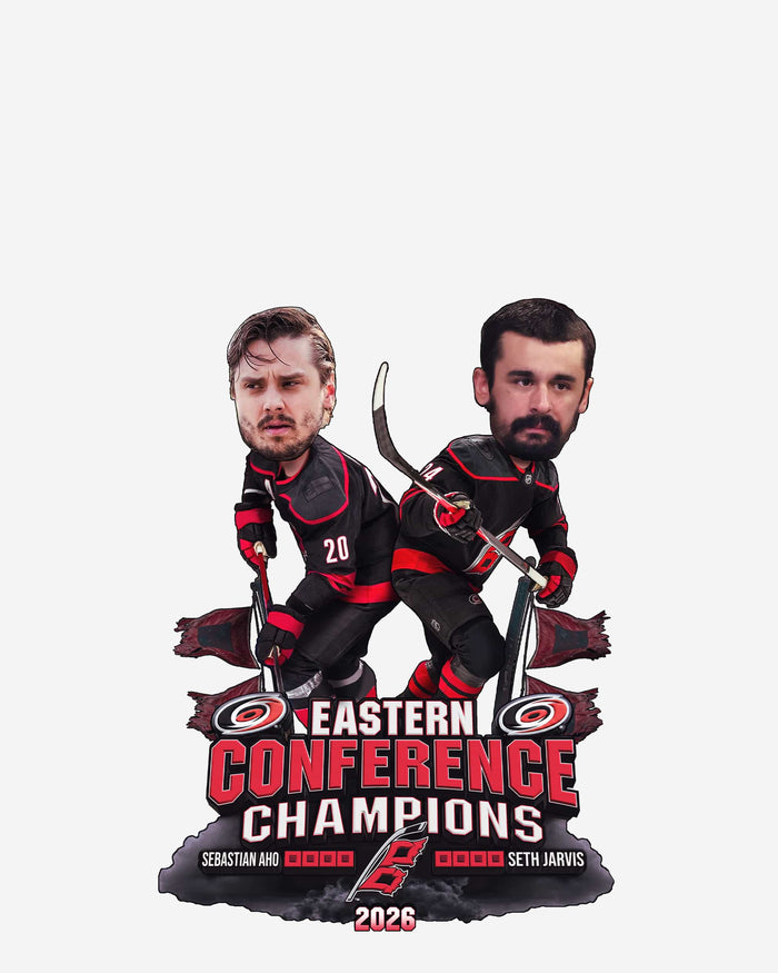 Carolina Hurricanes 2026 Eastern Conference Champions Dual Mini Bobblehead Scene FOCO - FOCO.com