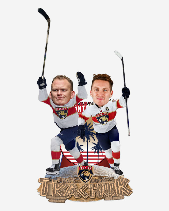 Brady Tkachuk & Matthew Tkachuk Florida Panthers NHL History Gamebreaker Dual Mini Bobblehead