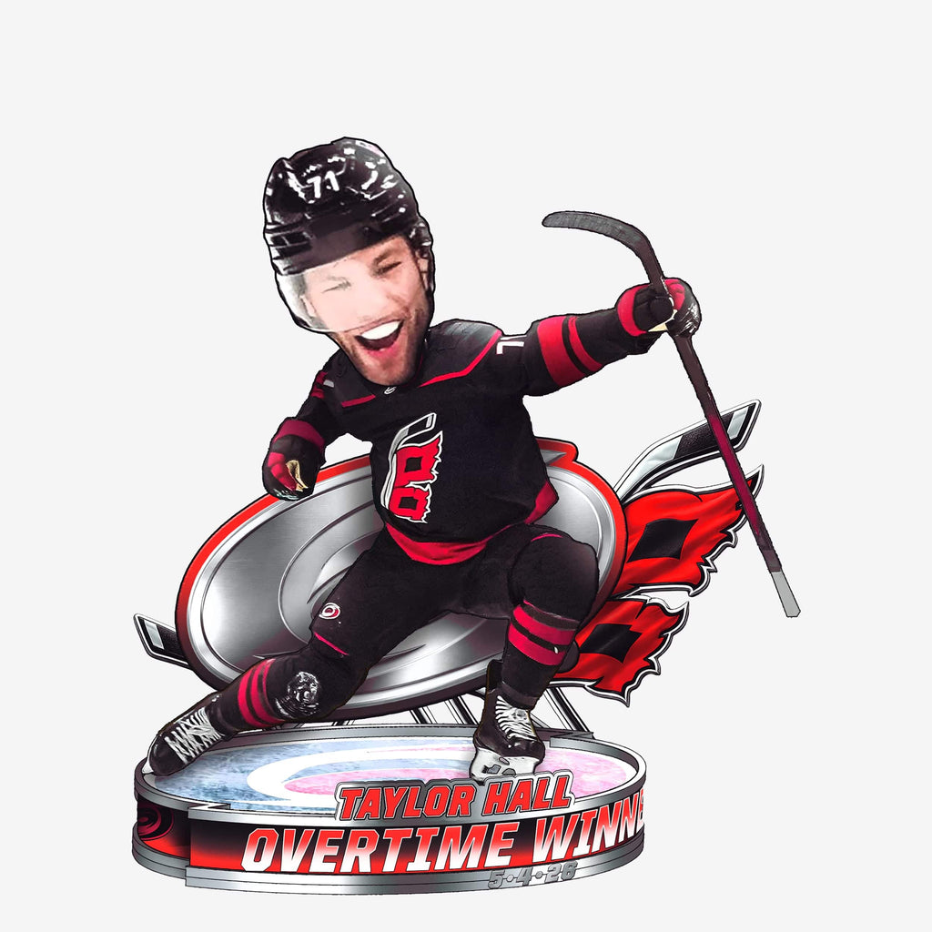 Taylor Hall Carolina Hurricanes 2026 Playoffs Overtime Winner Bobblehead FOCO - FOCO.com