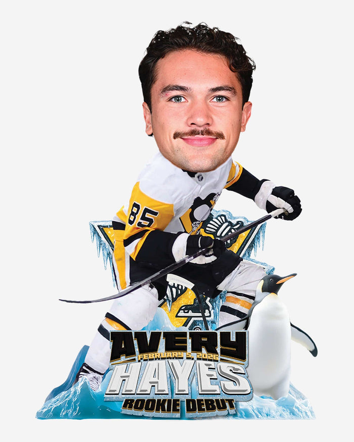 Avery Hayes Pittsburgh Penguins NHL Debut Bobblehead FOCO - FOCO.com