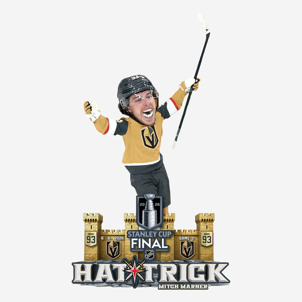 Mitch Marner Vegas Golden Knights 2026 Stanley Cup Final Hat Trick Bobblehead FOCO - FOCO.com