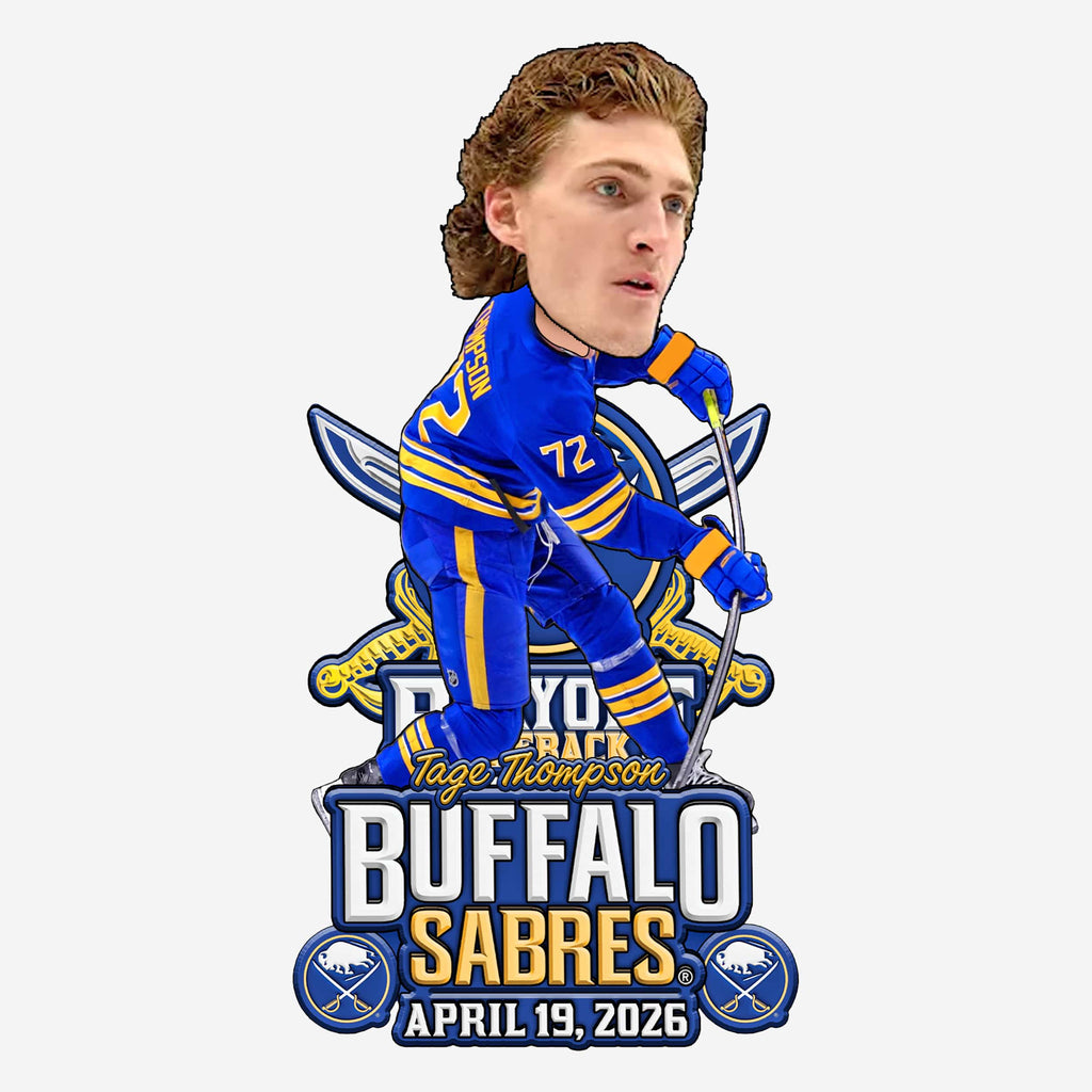 Tage Thompson Buffalo Sabres 2026 Playoffs Two Goal Comeback Win Bobblehead FOCO - FOCO.com