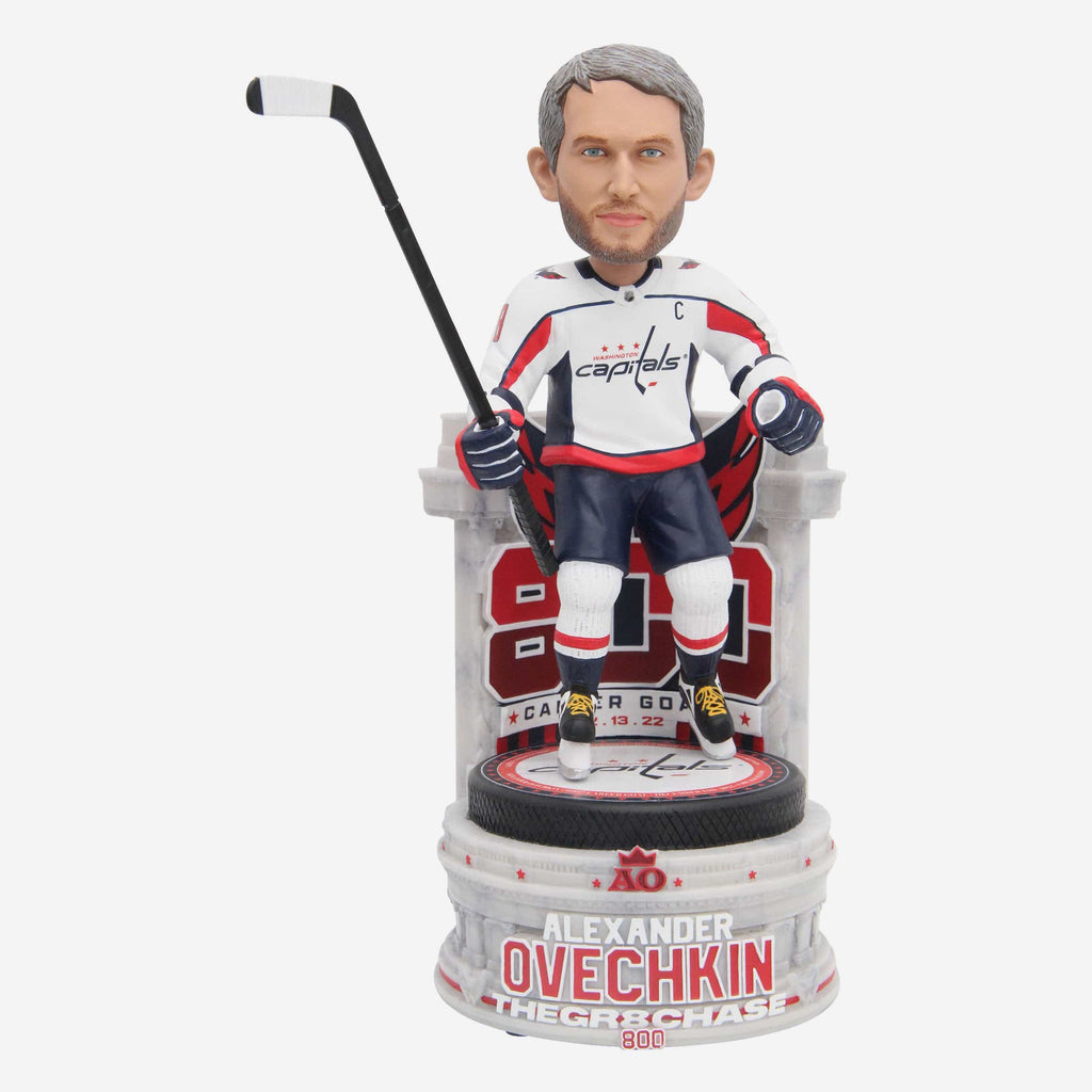 Alex Ovechkin Washington Capitals 800th Goal Bobblehead FOCO - FOCO.com