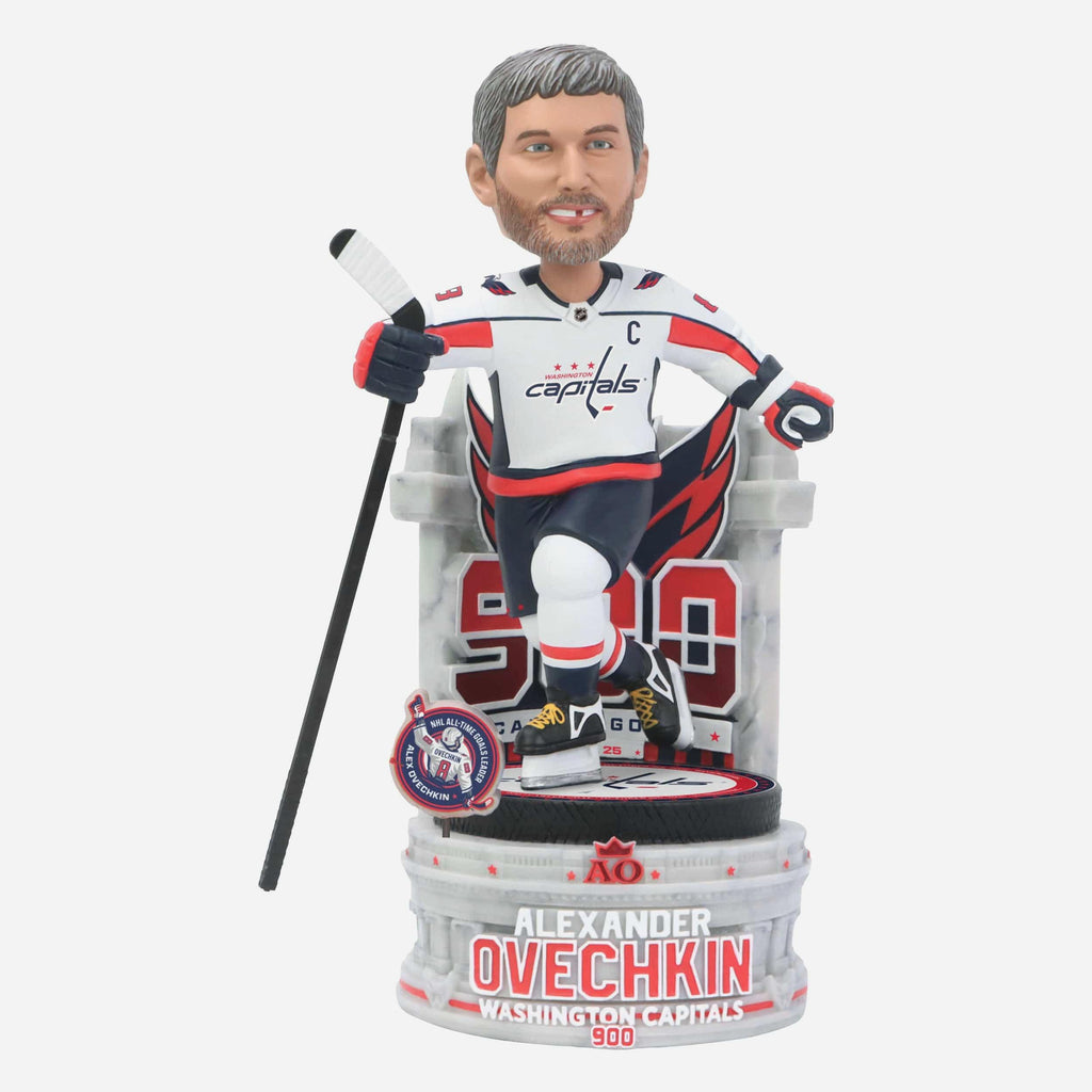 Alex Ovechkin Washington Capitals 900th Goal Bobblehead FOCO - FOCO.com