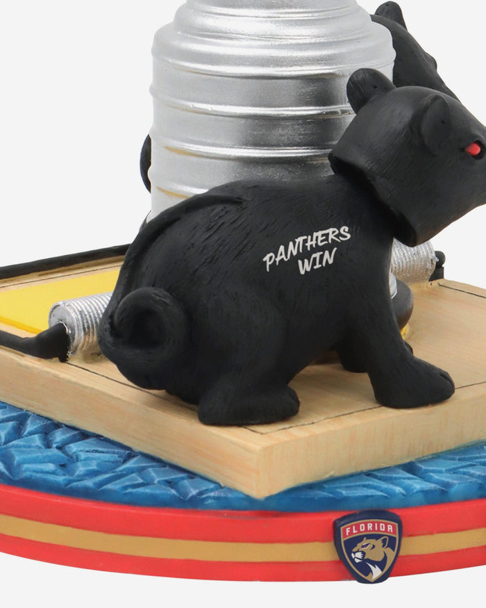 Florida Panthers 2025 Back To Back Stanley Cup Champions Rat Trick Mini Bobblehead Scene FOCO - FOCO.com