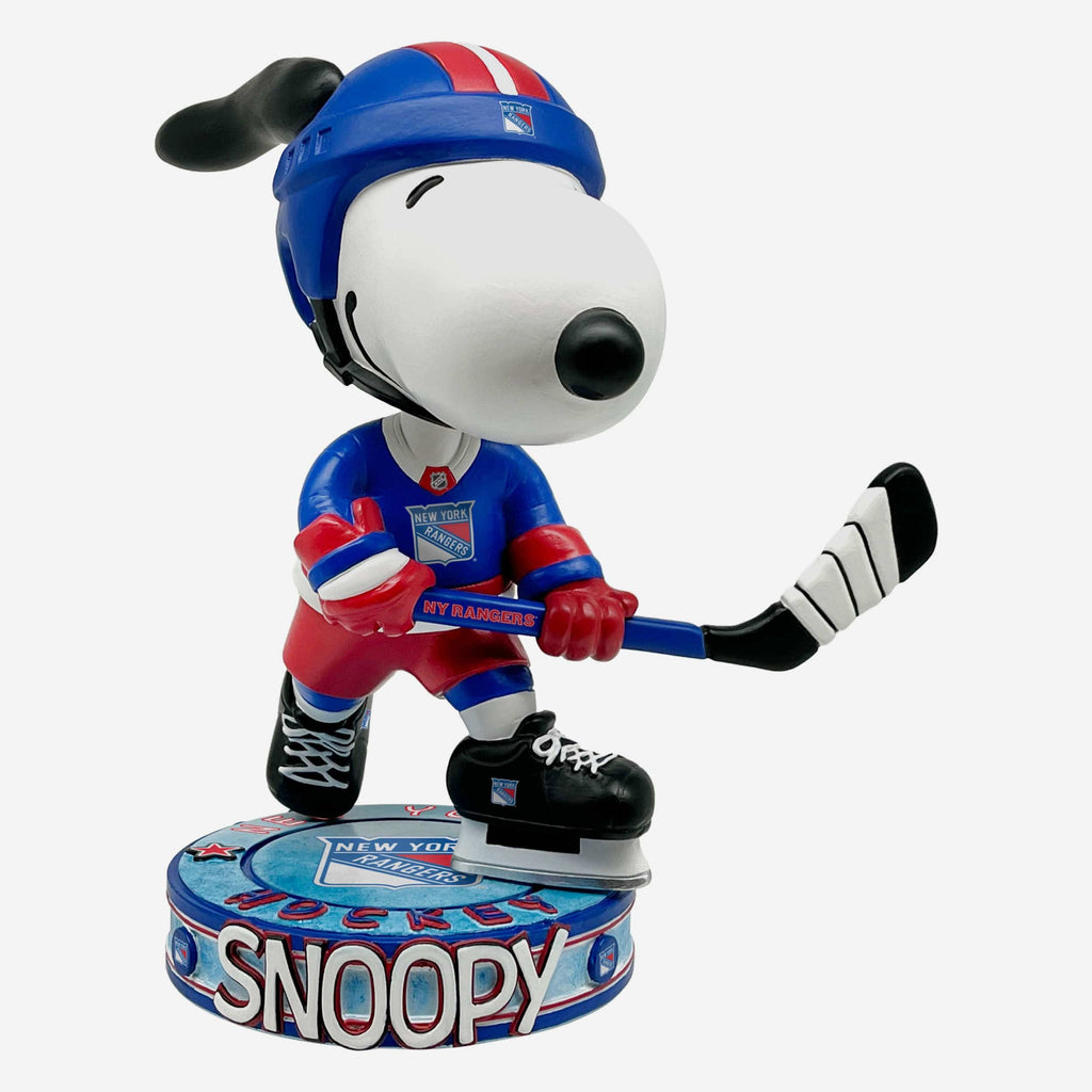 New York Rangers Snoopy Peanuts Bighead Bobblehead FOCO - FOCO.com