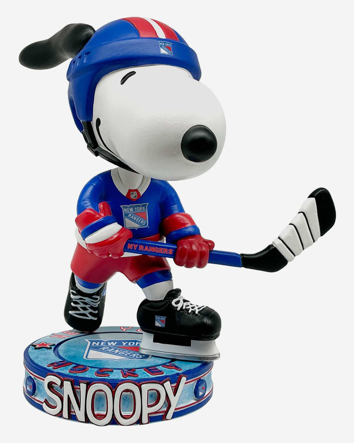 New York Rangers Snoopy Peanuts Bighead Bobblehead FOCO - FOCO.com