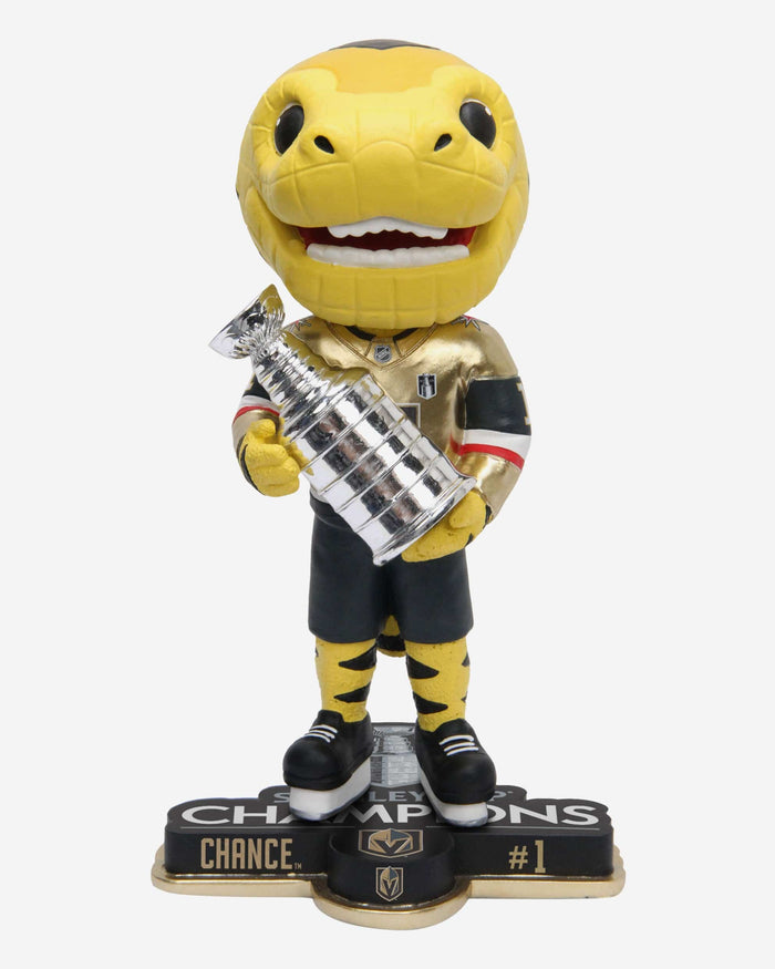 Chance Vegas Golden Knights 2023 Stanley Cup Champions Mascot Bobblehead FOCO - FOCO.com