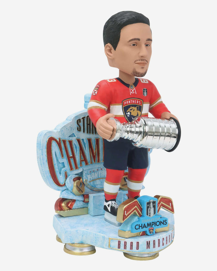 Brad Marchand Florida Panthers 2025 Stanley Cup Champions Celebration Bobblehead FOCO - FOCO.com
